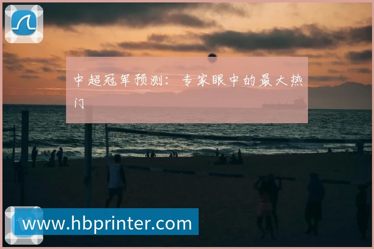 中超冠军预测：专家眼中的最大热门